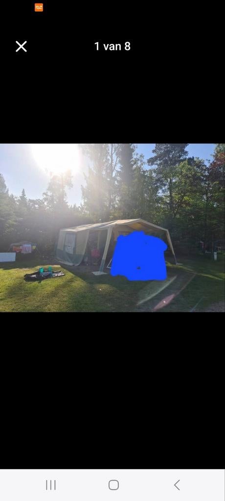 Ruime vouwwagen voor een comfortabele kampeerervaring, Ophalen, Tot en met 5
