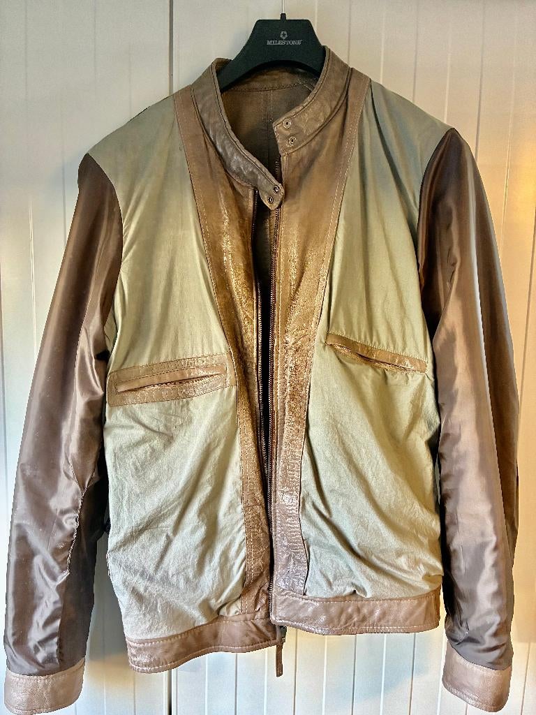Stoer leren jack (Oakwood), Oakwood, Beige, Overige maten, Ophalen of Verzenden