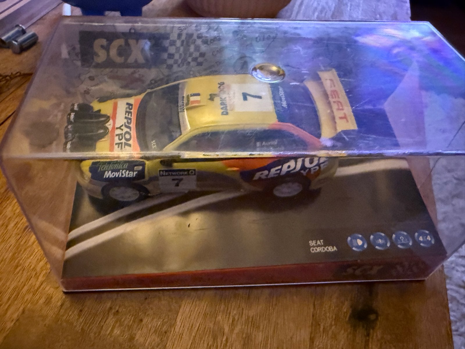 SCX Seat Cordoba WRC slotrace auto -, Overige merken, Auto, 1:32 tot 1:50, Ophalen of Verzenden