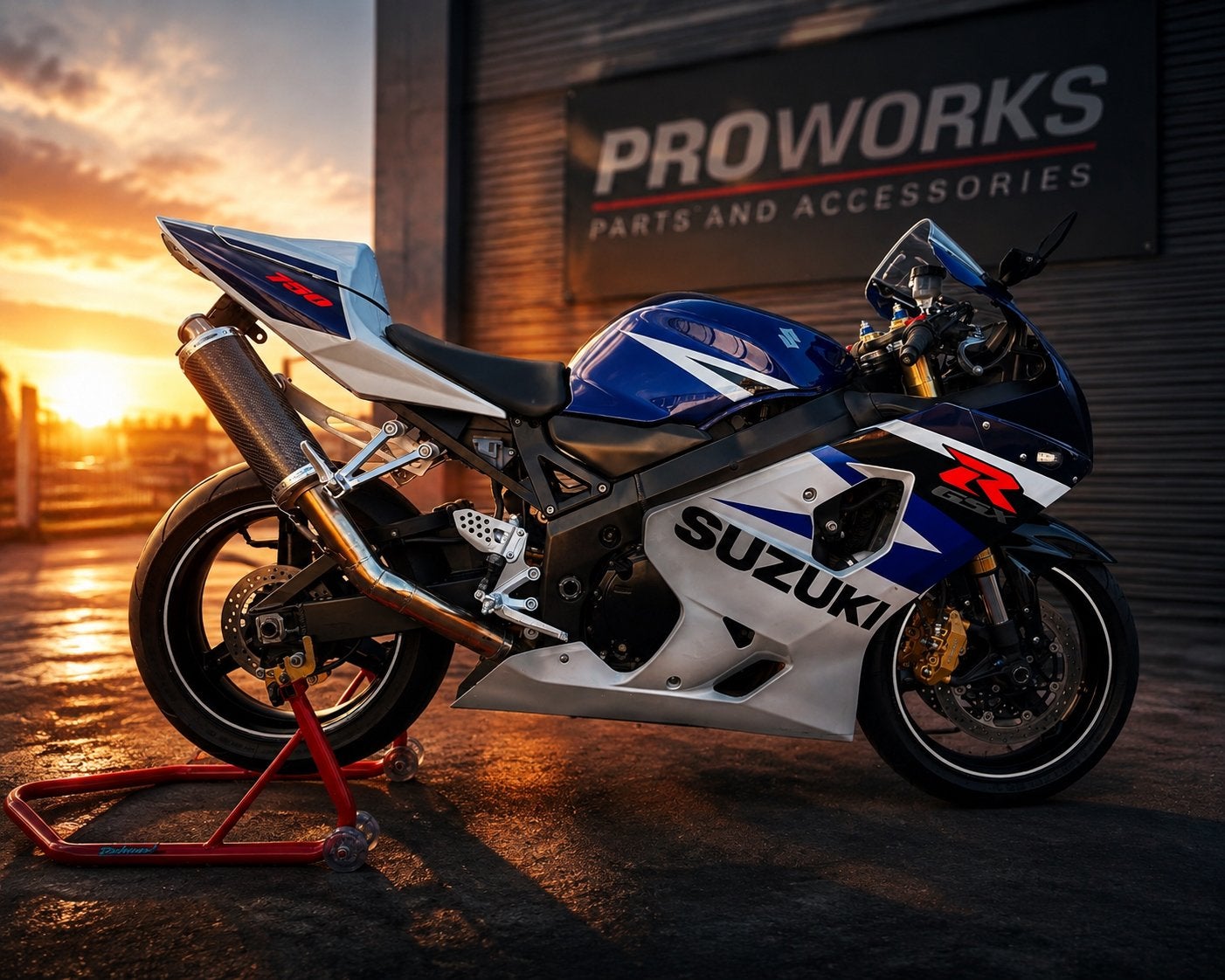 SUZUKI GSXR 750 2004. 25000KM, Ophalen, Zo goed als nieuw, Motor