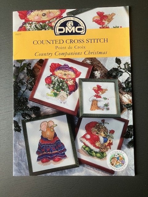 Borduurpatroon Christmas DMC Country Companions € 5,00, Ophalen of Verzenden, Nieuw, Handborduren, Patroon