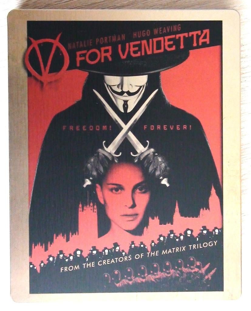 V for Vendetta (Blu-ray Steelbook), Verzenden, Zo goed als nieuw, Actie