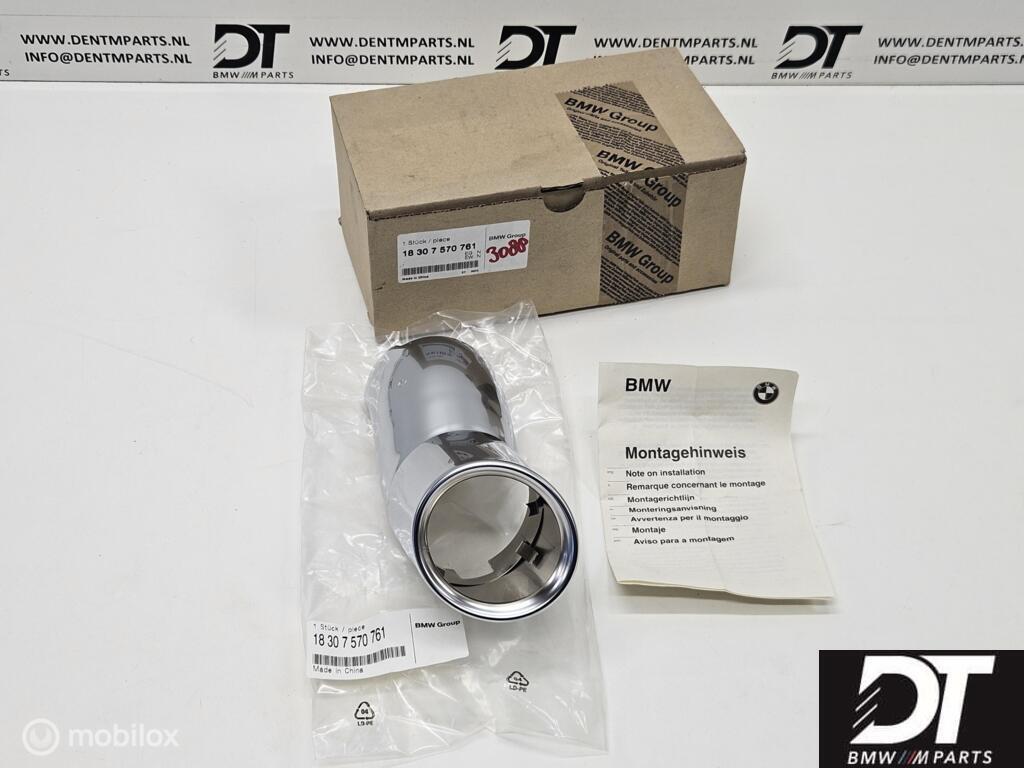 Uitlaat sierstuk BMW 1-serie 130i E87 E81 18307570761, Nieuw, Ophalen of Verzenden