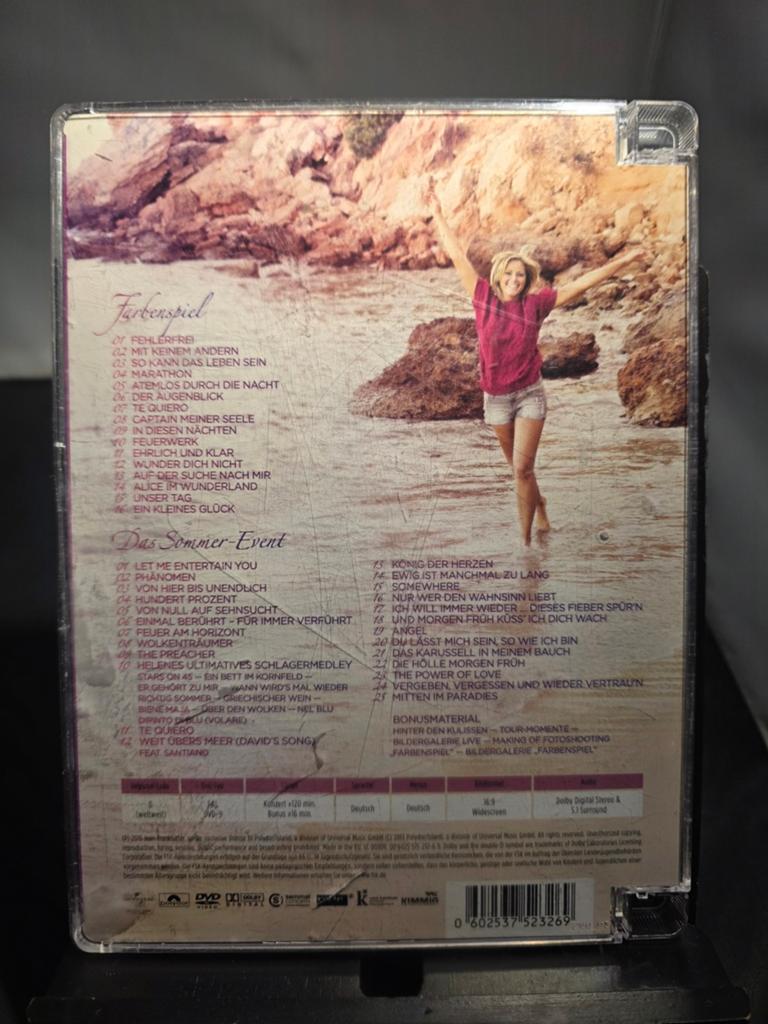 Helene fischer dvd farbenspiel, Cd's en Dvd's, Ophalen of Verzenden, Zo goed als nieuw