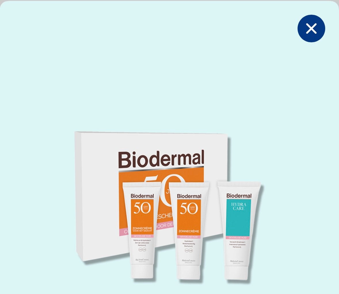 Biodermal zonbescherming reisset, Ophalen of Verzenden, Nieuw, Zonnebrand of After Sun