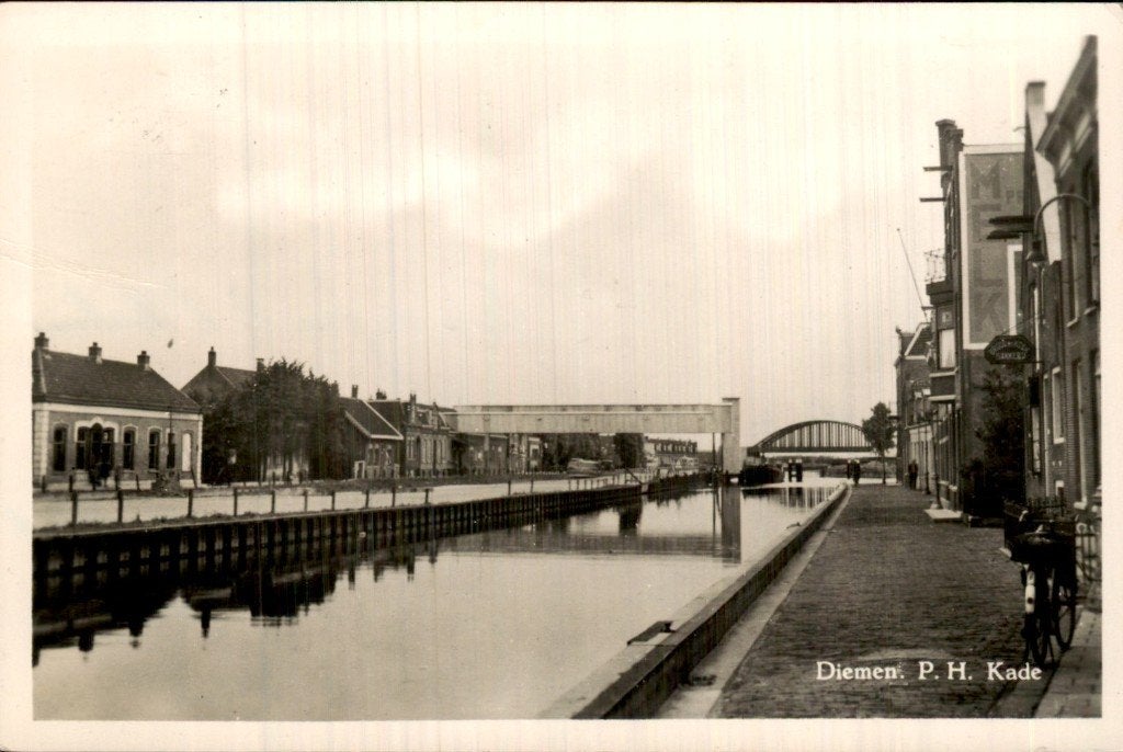 Diemen - Kade - P. H., Ophalen of Verzenden, 1940 tot 1960, Gelopen, Noord-Holland