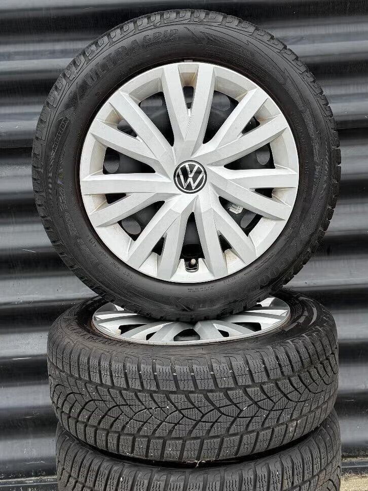 16” Orig Staal VW Caddy Golf 7 8 GTI GTD velgen Winterbanden, Ophalen, Gebruikt, 16 inch, Banden en Velgen