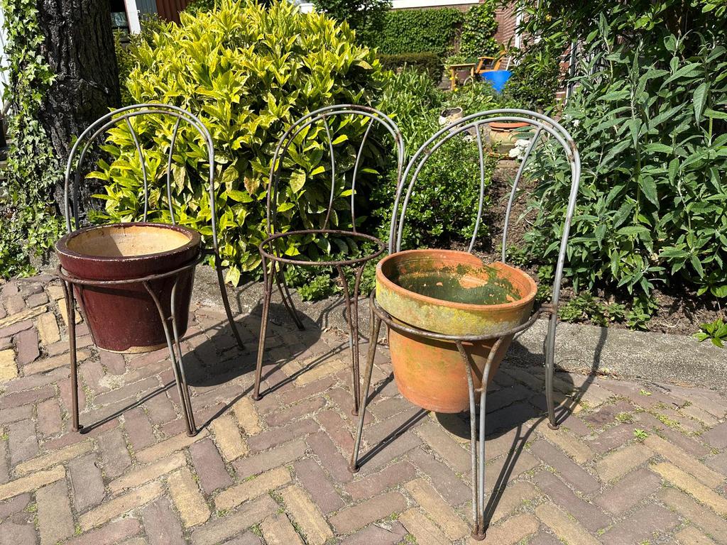 Stoelframe voor planten potten, Ophalen, Gebruikt