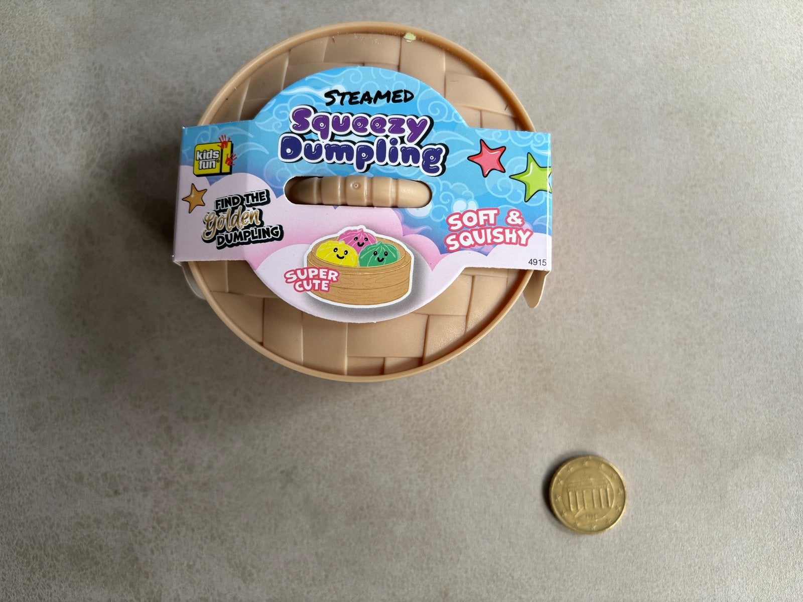 Squishy Steamed Squeezy Dumpling in Stoommand – 9cm, Ophalen of Verzenden, Nieuw, Jongen of Meisje