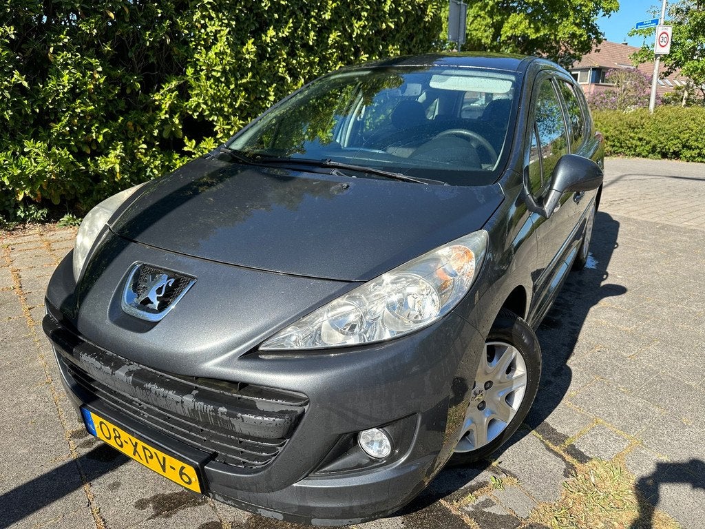 Peugeot 207 SW MET KOELE AIRCO & EVT NIEUW JAAR APK!, Voorwielaandrijving, Euro 5, Gebruikt, Origineel Nederlands