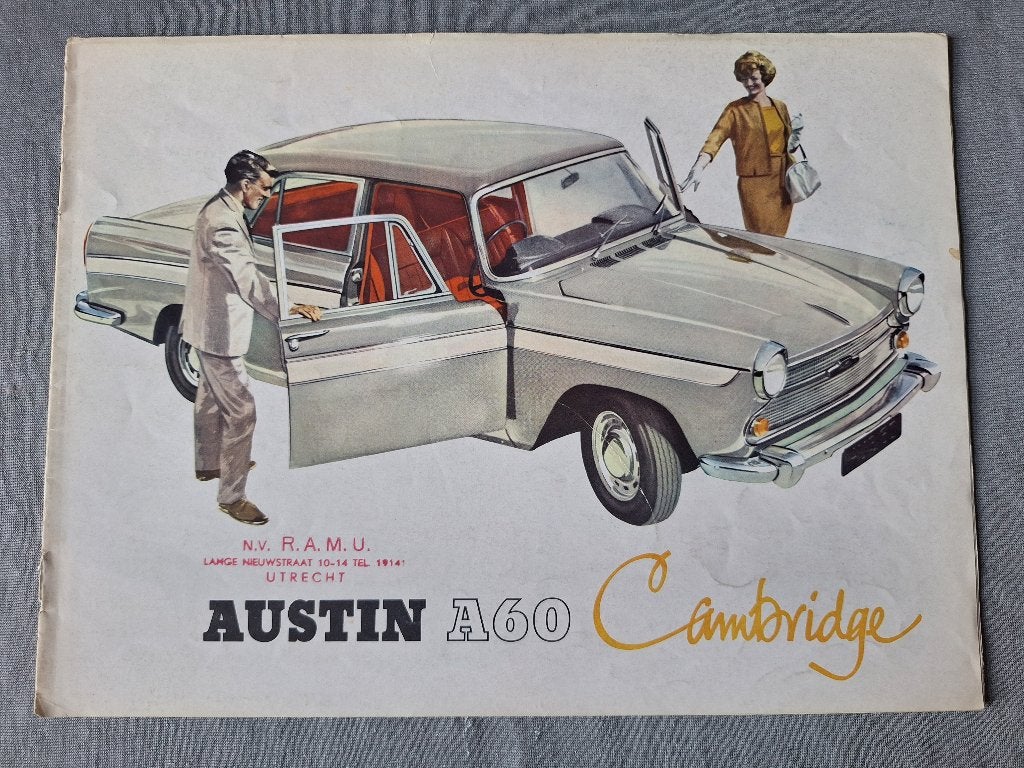 Brochure AUSTIN A60 Cambridge - NL, Verzenden, Gelezen, Overige merken