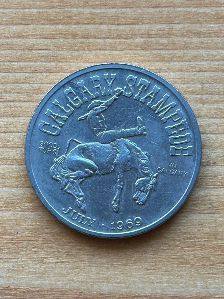 Canada Stampede Dollar - Calgary, Alberta, Postzegels en Munten, Munten | Amerika, Ophalen of Verzenden, Noord-Amerika