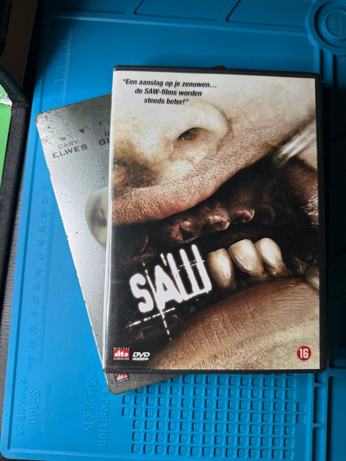 Saw 1 DVD en Saw 3 metal case (zonder discs), Horror, Engels, Vanaf 16 jaar, Nederlands