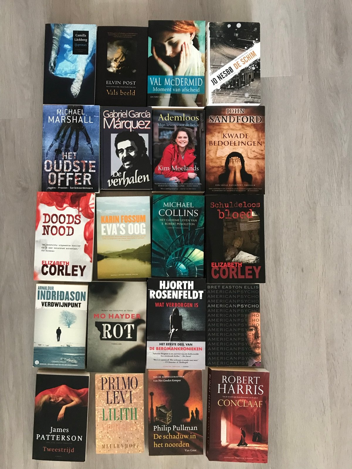 Thrillers en misdaadromans 143 boeken nog geen 50 cent p.st, Ophalen, Zo goed als nieuw