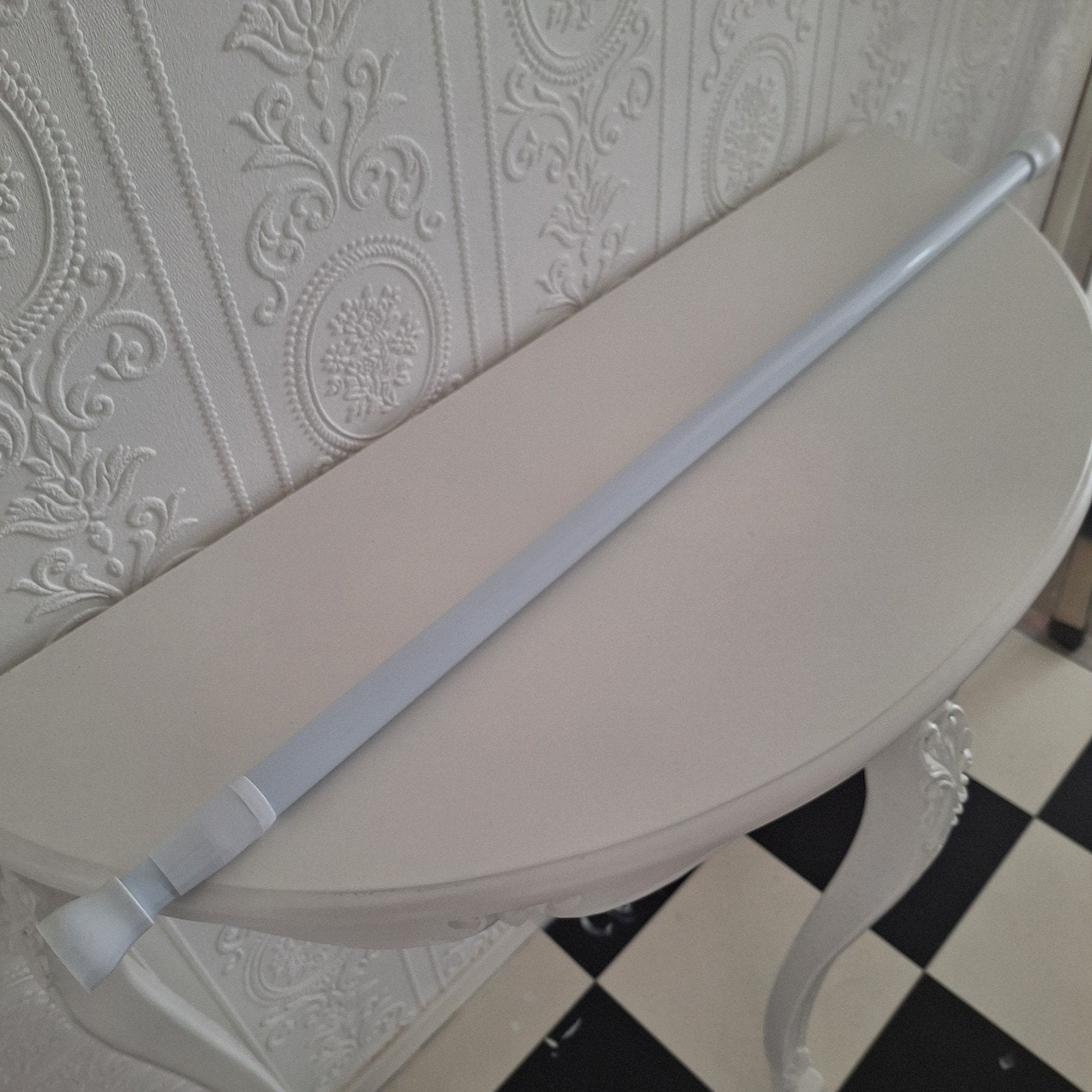 2x uitschuifbare Klemstang Gordijnroede 80-135cm, Ophalen, Zo goed als nieuw