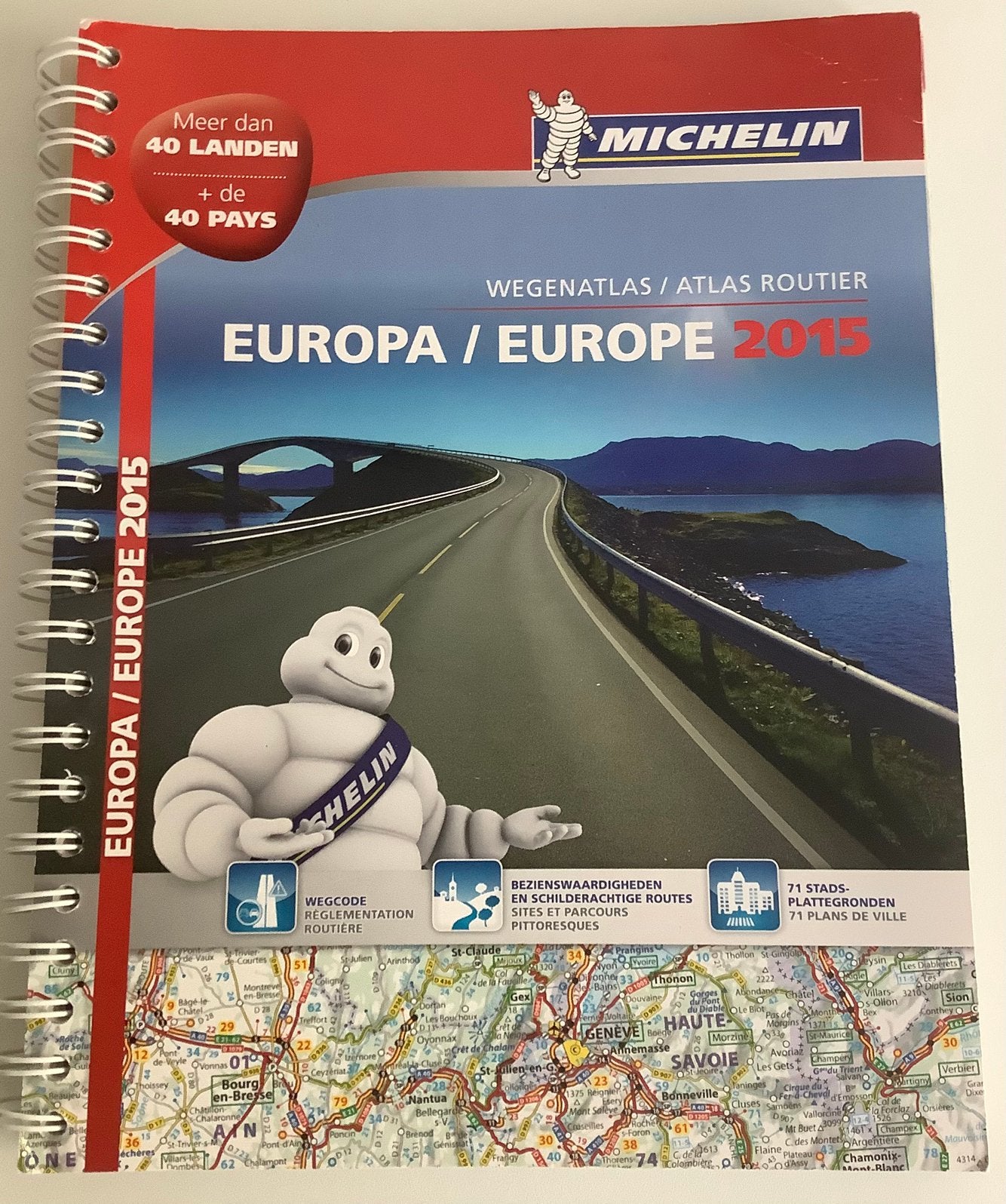 Michelin Europa 2015 wegenatlas, Boeken, Ophalen, 2000 tot heden, Europa Overig, Landkaart