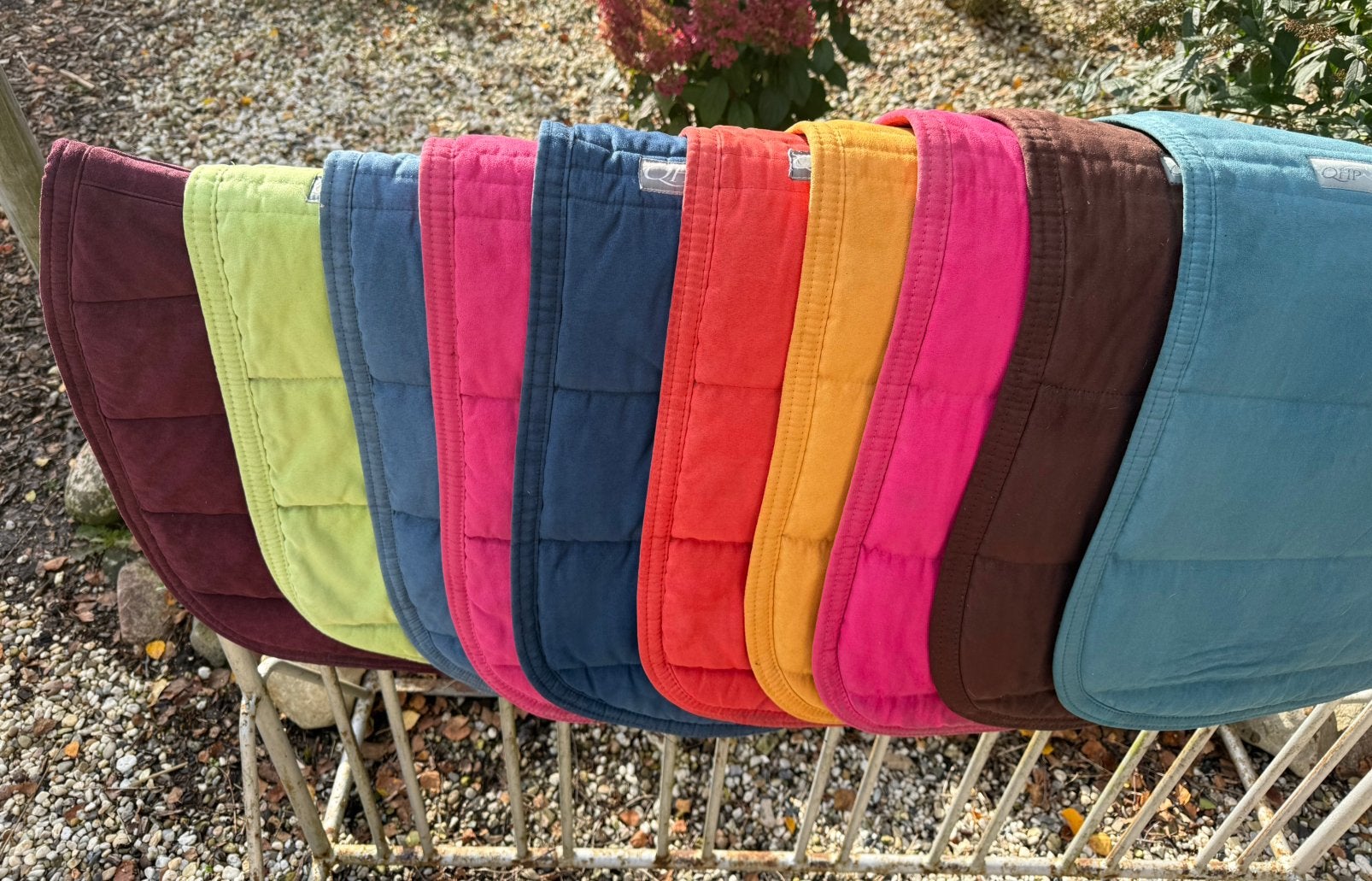 QHP puff pad suèdine Full, Ophalen of Verzenden, Gebruikt