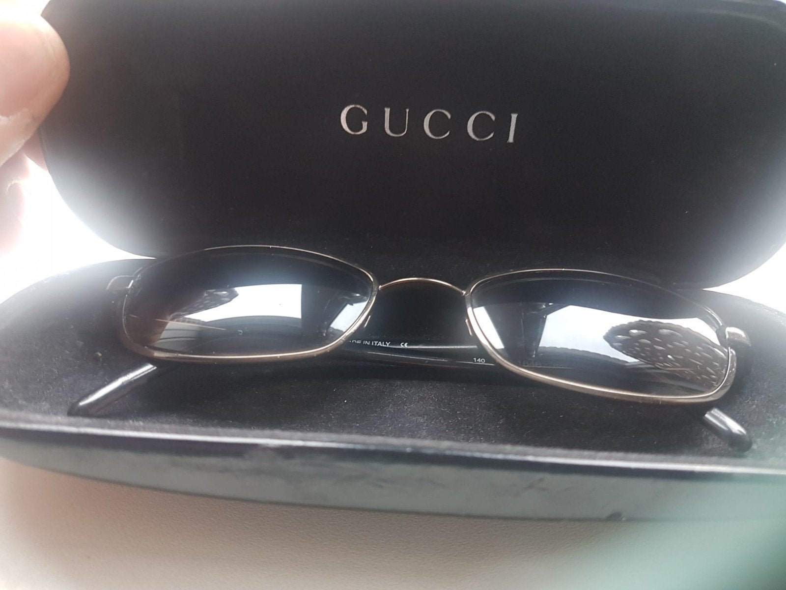 Gucci zonnebril, Ophalen of Verzenden, Zo goed als nieuw, Zonnebril, Overige merken