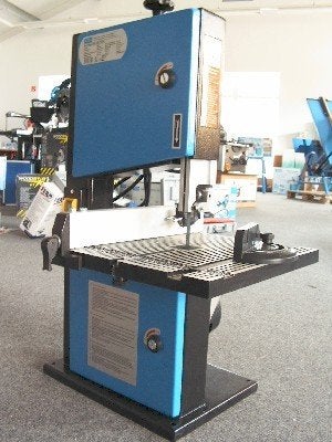 Lintzaag 220 V, 250 W max. Zaaghoogte 80 mm kantelbare tafel, 70 mm of meer, Nieuw, Ophalen of Verzenden, Lintzaag
