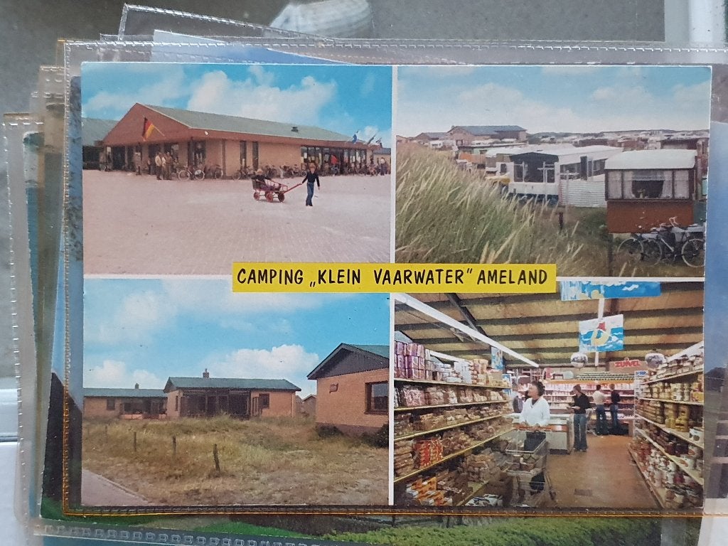 Ameland, camping Klein Vaarwater, Ophalen of Verzenden, 1960 tot 1980, Ongelopen, Waddeneilanden