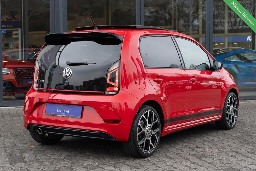 Volkswagen Up! 1.0 TSI GTI|1ste Eig.|5-deurs|Panoramadak|Air, Stof, Gebruikt, Traction-control, 4 stoelen