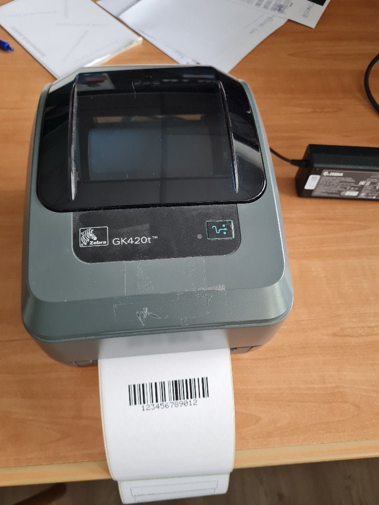 Zebra GK 420t Labelprinter, Ophalen, Gebruikt
