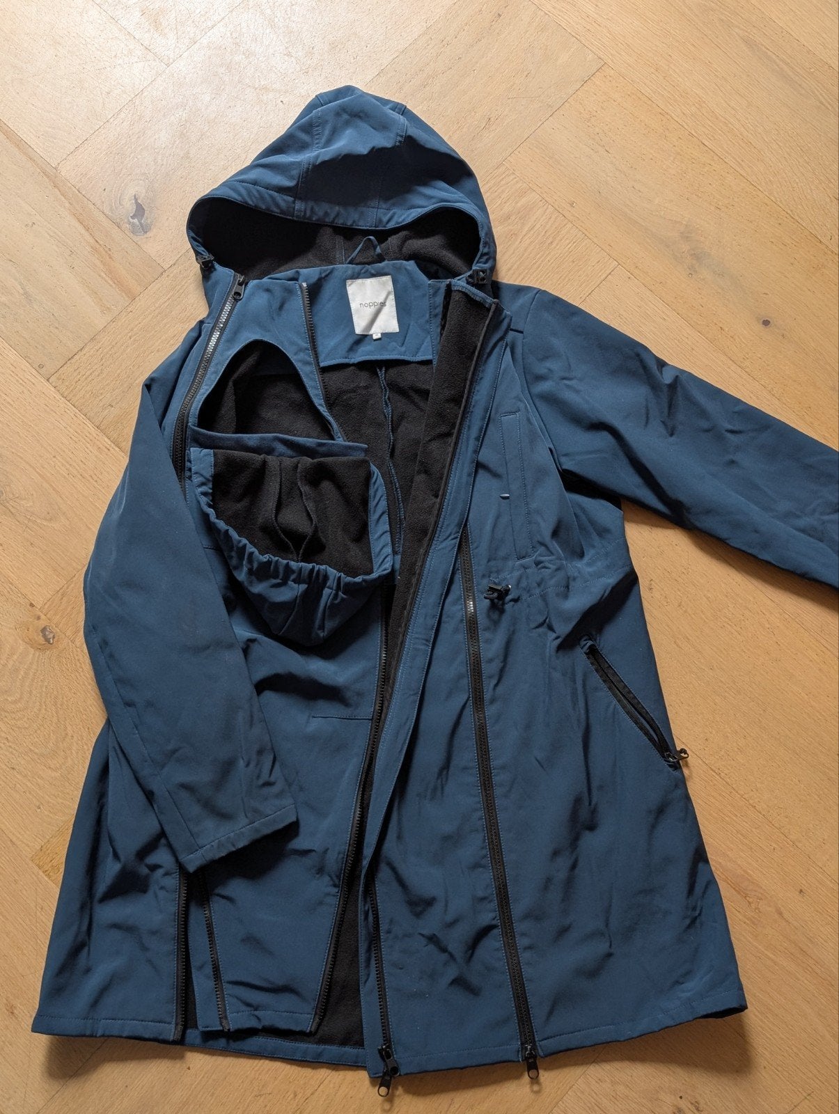 Zwangerschapsjas mamajas maat M, Maat 38/40 (M), Blauw, Ophalen of Verzenden, Zo goed als nieuw