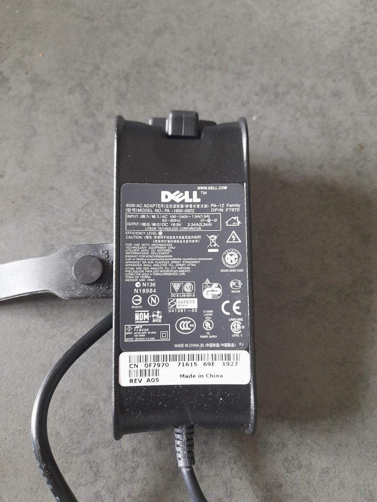 Dell
Input ac100-240v 1.5A
Output DC 19.5v 3.3aa3.3aa, Computers en Software, Ophalen of Verzenden