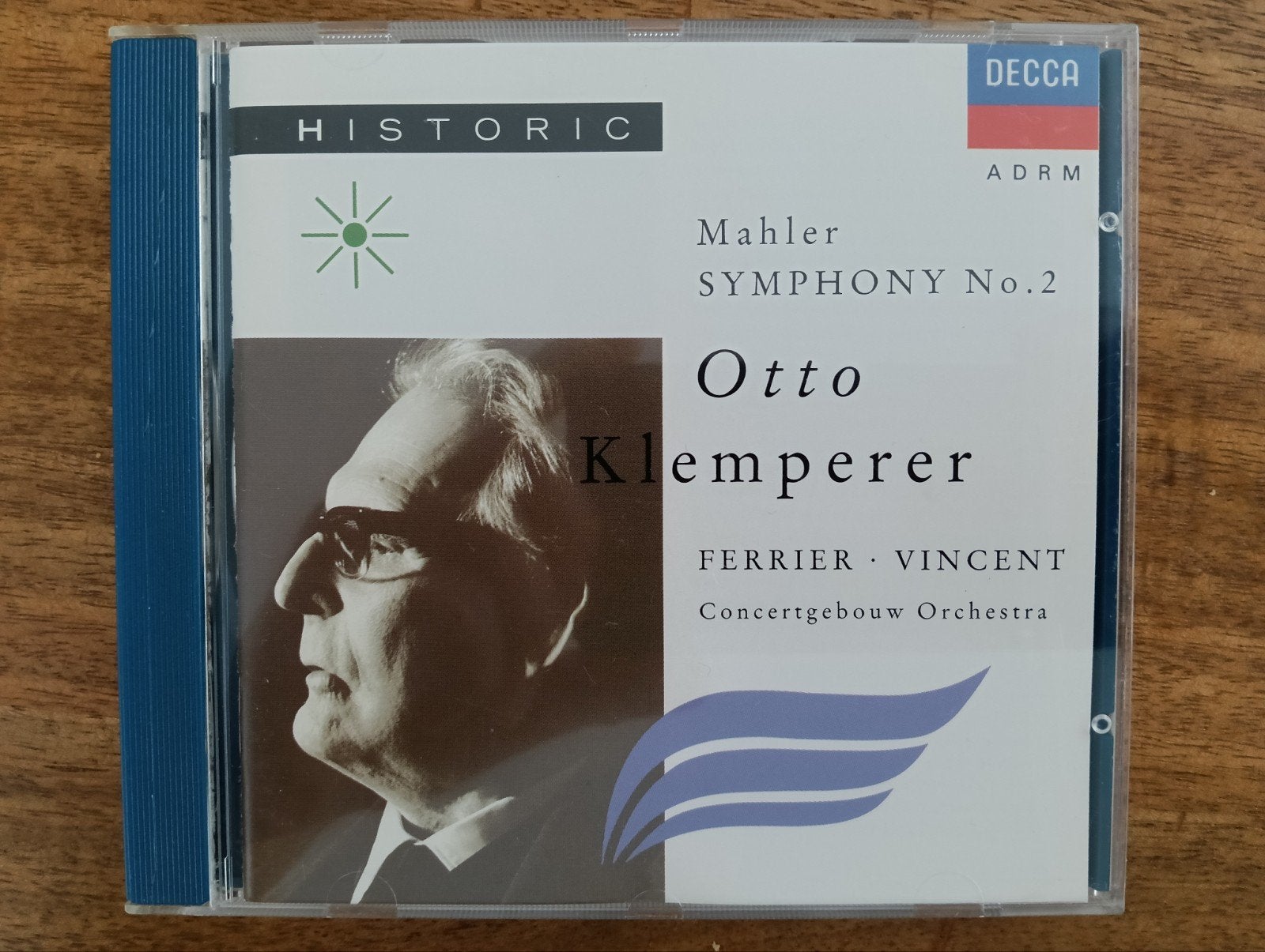 Mahler Symfonie No. 2 - Klemperer - Concertgebouw, Gebruikt, Symfonie, Inclusief doosje, Mahler