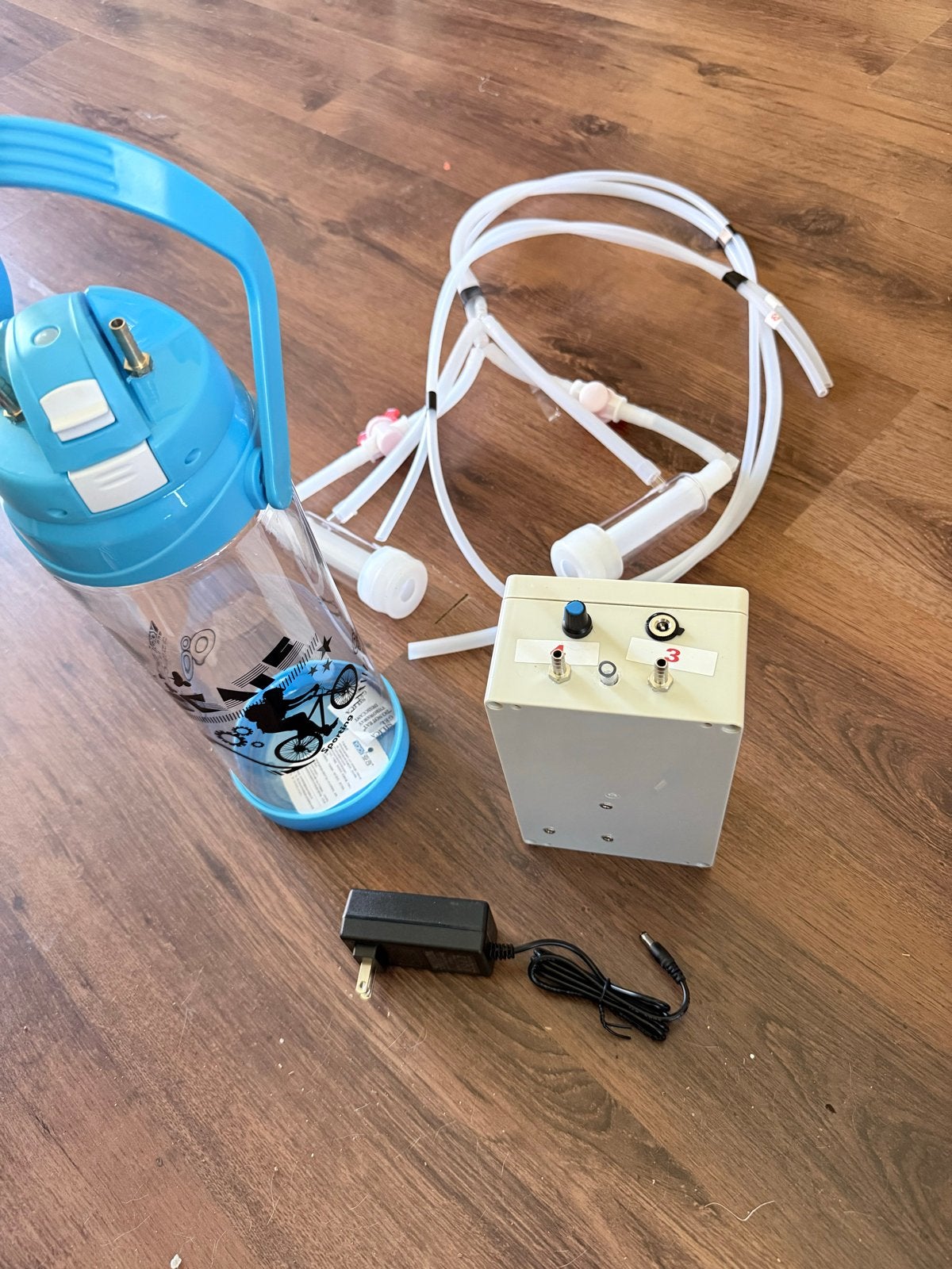vacuümpomp kit met fles en accessoires, Ophalen of Verzenden, Nieuw
