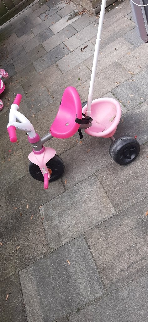 Duwfietsje 3 wieler, Ophalen, Gebruikt, Duwvoertuig