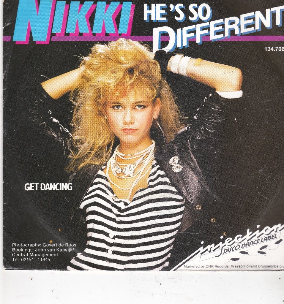 7" Single Nikki - He's so different, Ophalen of Verzenden, Gebruikt, 7 inch, Pop