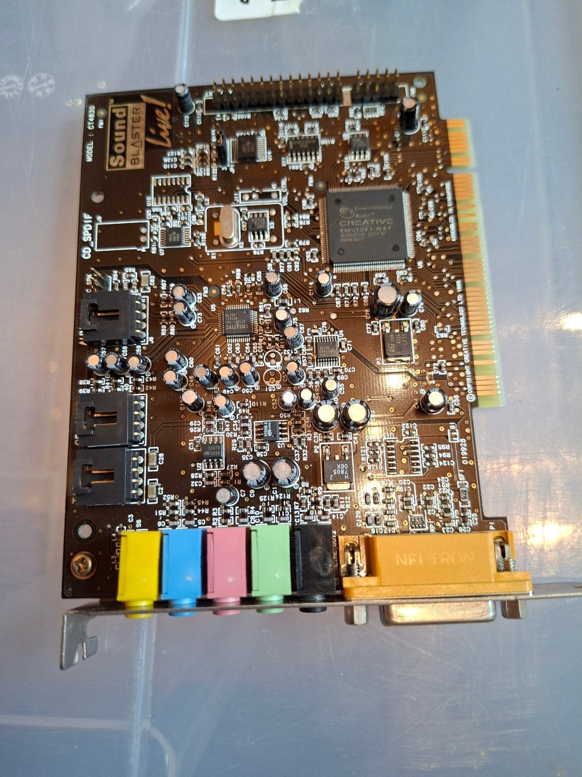 Creative Sound Blaster Live! CT4830 geluidskaart, Computers en Software, Vintage Computers, Ophalen of Verzenden, Creative Sound Blaster