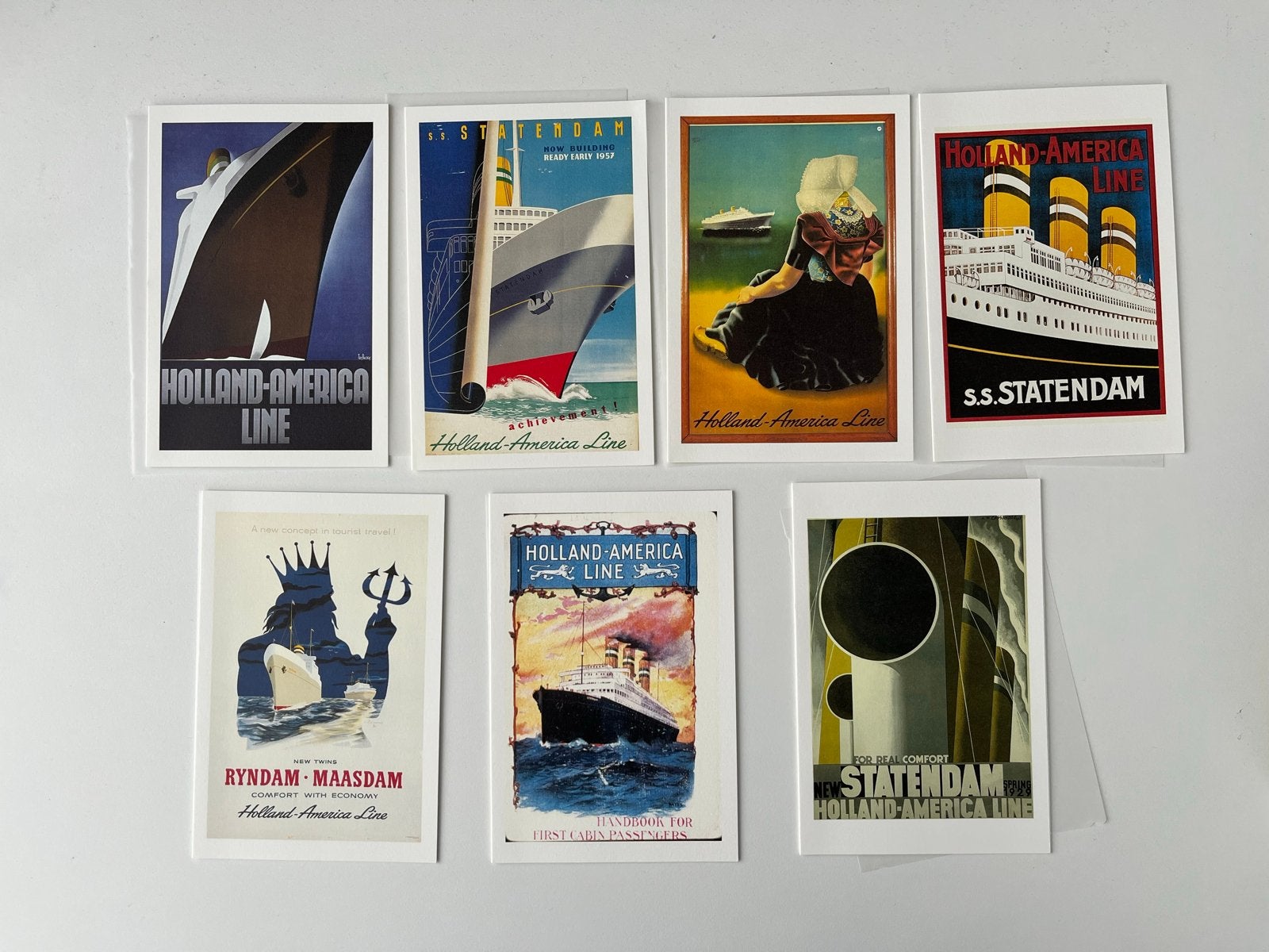 Holland America Line Ansichtkaarten Set (2014), Ophalen of Verzenden, Kaart, Foto of Prent