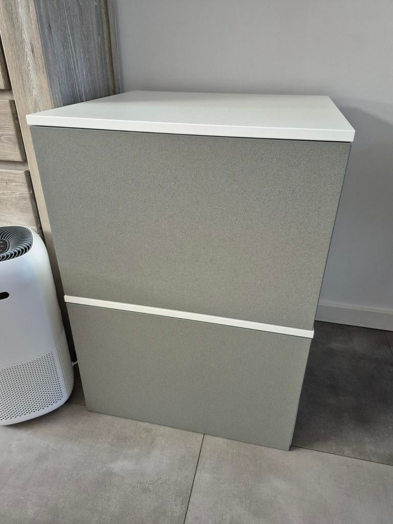 2x ikea pax kast met grijsgroene deurtjes 60x40x60, Huis en Inrichting, Kasten | Overige, Ophalen, Zo goed als nieuw