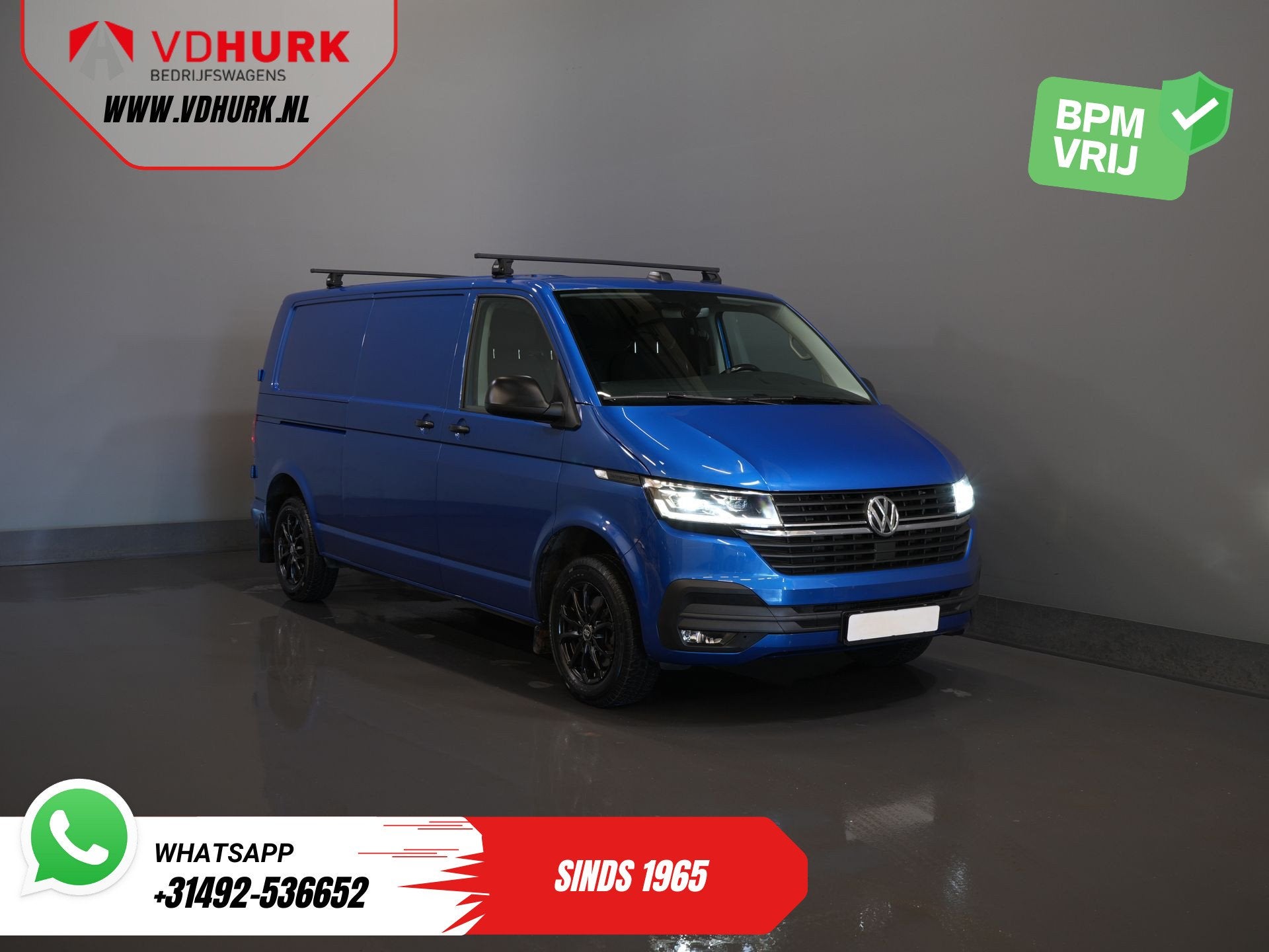 Volkswagen Transporter 2.0 TDI 150 pk DSG Aut. L2 LED/ Adapt, Auto's, Bestelauto's, Stof, Gebruikt, 4 cilinders, 150 pk