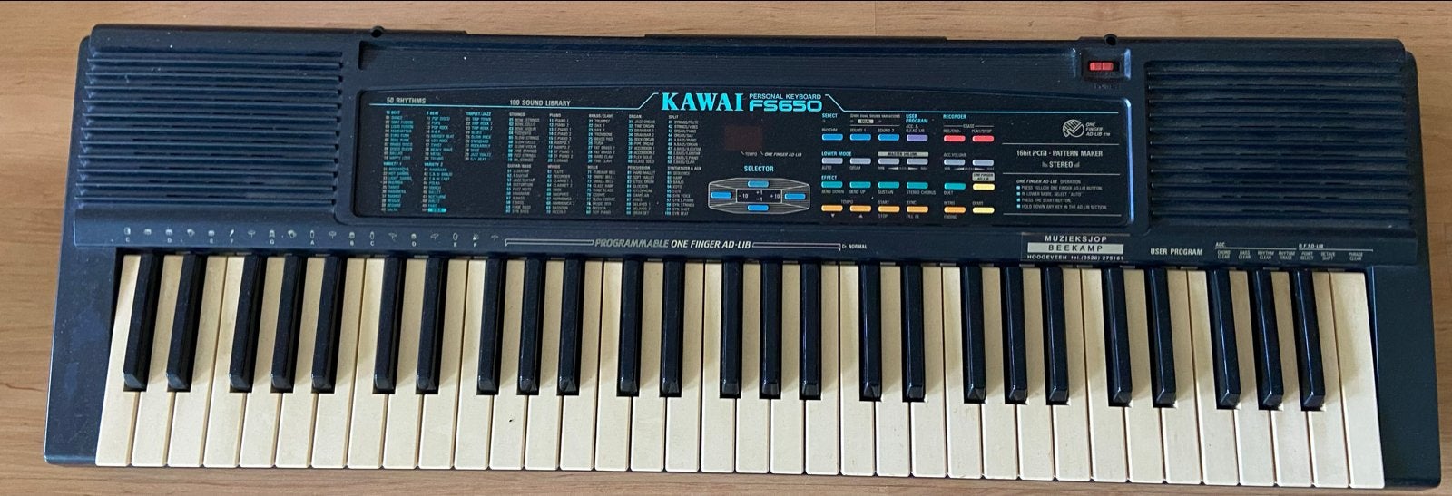 Kawai PS650 Keyboard - Vintage Synthesizer, Muziek en Instrumenten, Keyboards, Gebruikt, 61 toetsen, Midi-aansluiting, Ophalen