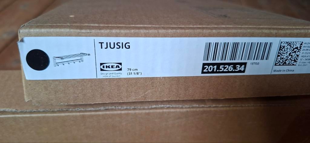 IKEA TJUSIG schoenenrek/bankje, nieuw in doos, Ophalen of Verzenden, Nieuw