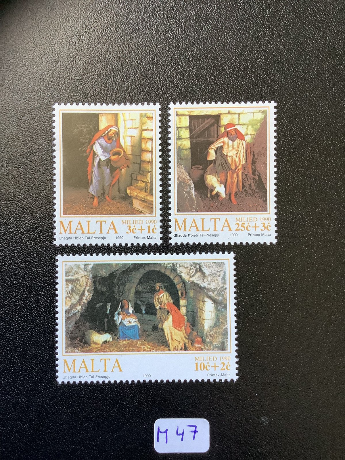 Malta postzegels 1990 Mi 850/52, Ophalen of Verzenden, Malta