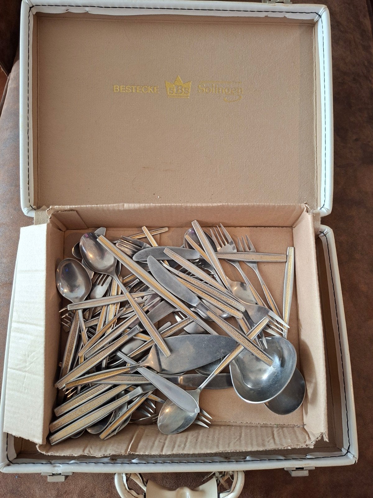 Bestekset Solingen in koffer - Vintage, Ophalen