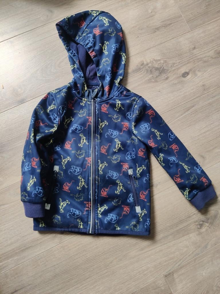 Softshell jas jongen dino print maat 98, Kinderen en Baby's, Kinderkleding | Maat 98, Ophalen of Verzenden, Jongen, Jas