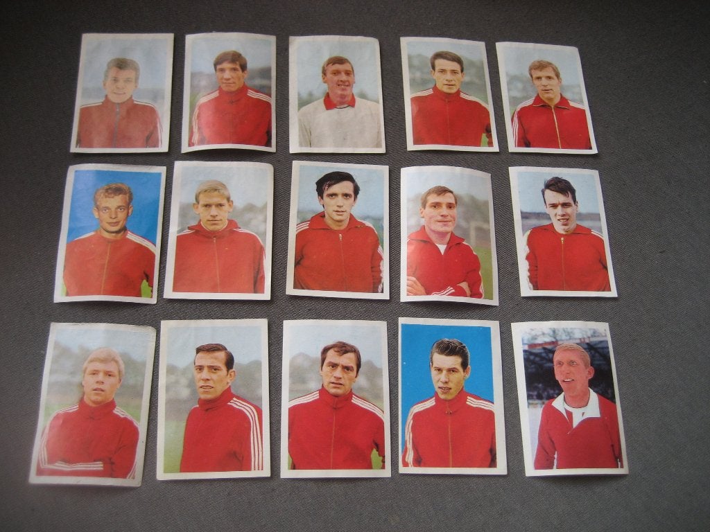 oude voetbalplaatjes psv, Ophalen of Verzenden, Gebruikt, PSV, Poster, Plaatje of Sticker