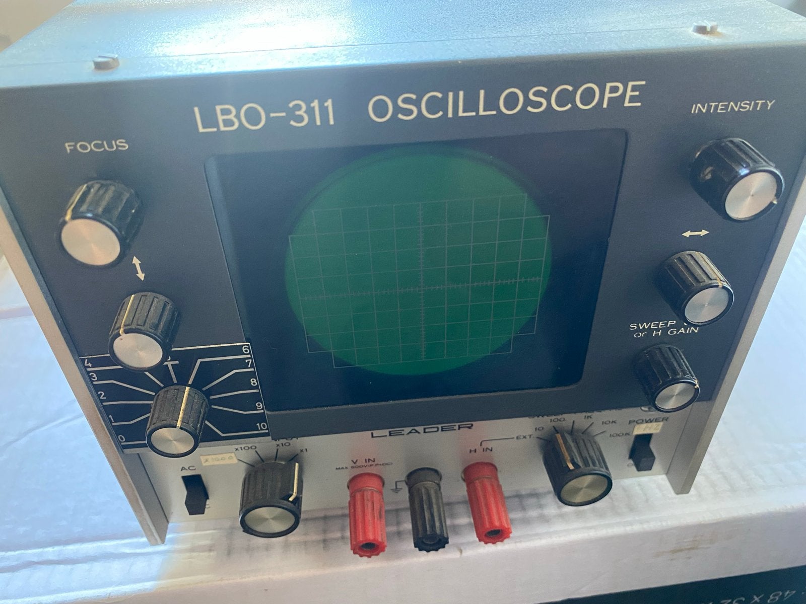 Oude Leader LBO-311 Oscilloscoop - Vintage Meetinstrument, Ophalen of Verzenden, Overige typen