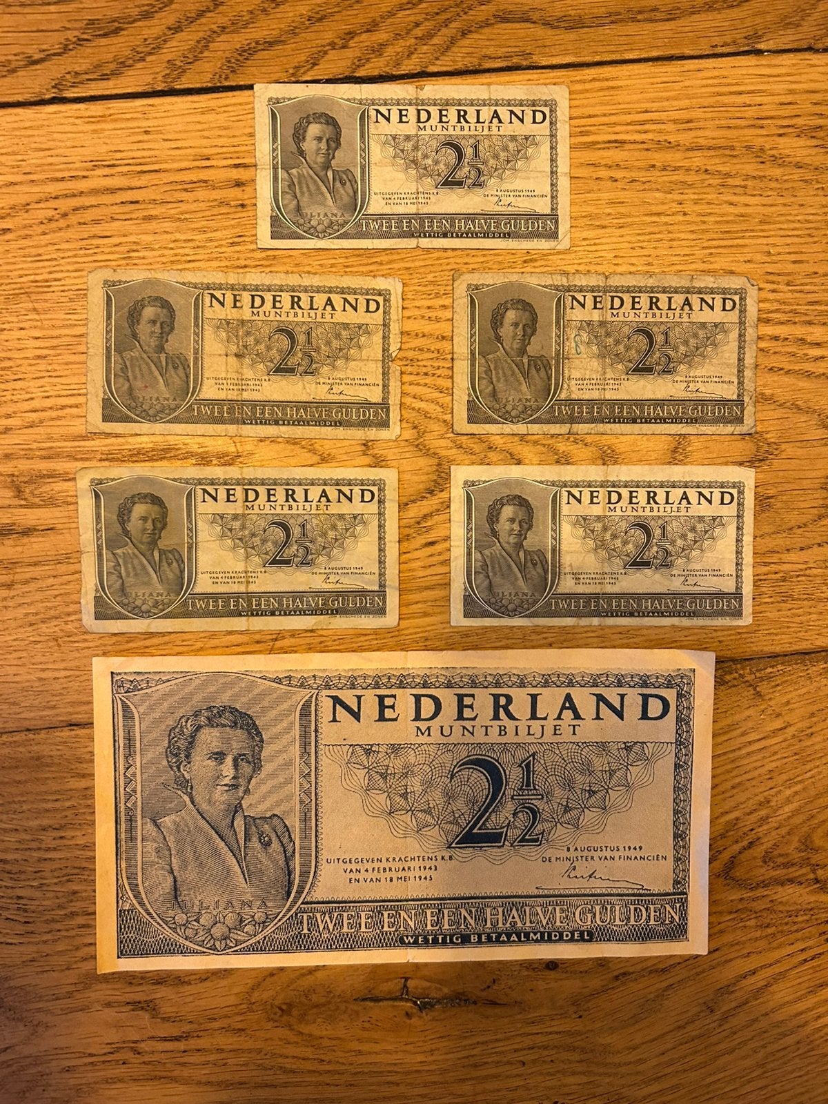 Leuke partij 2.5 briefgeld van juliana, Ophalen of Verzenden