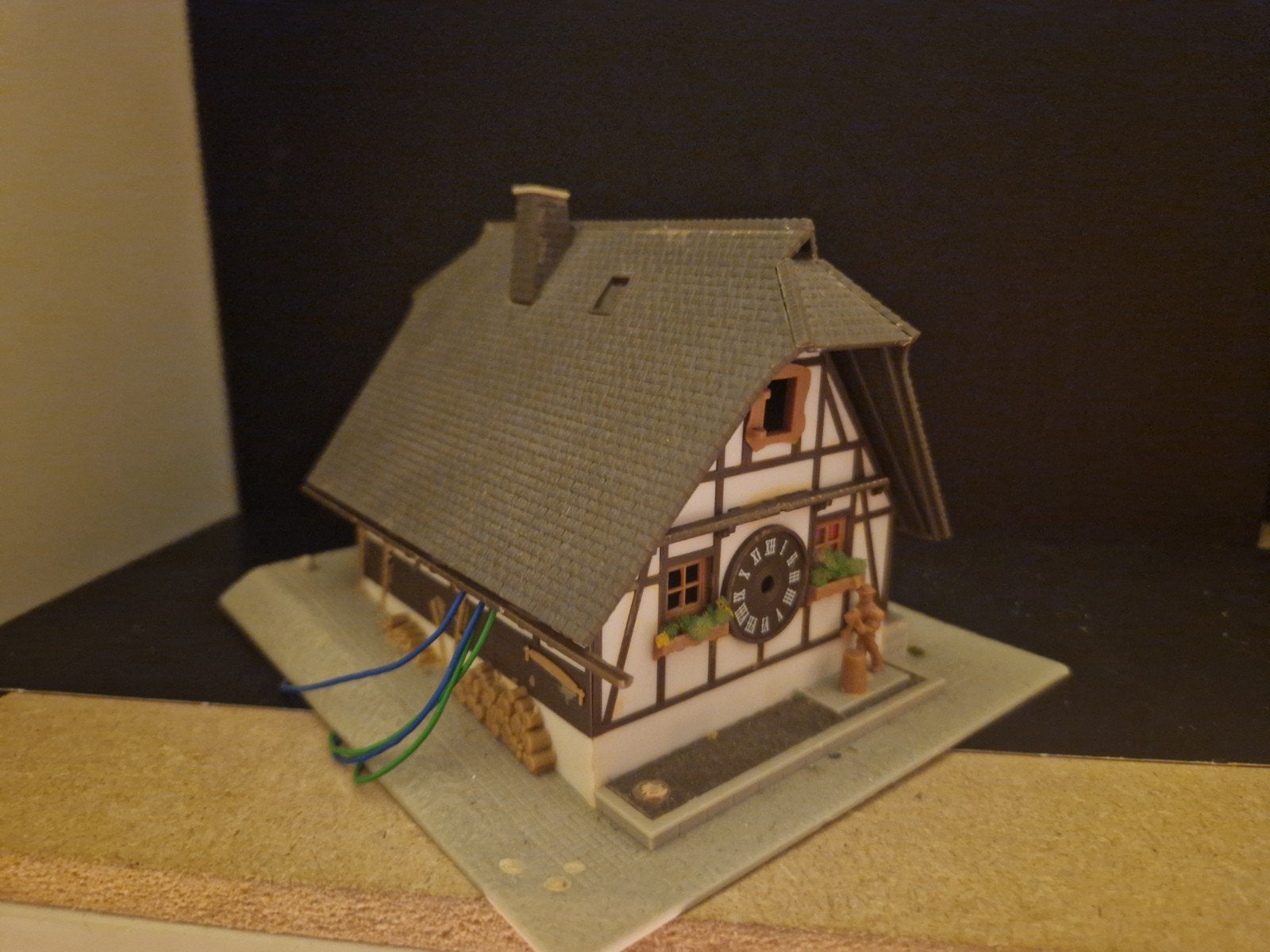 Faller H0 Koekoeksklok Huisje met Beweging en Geluid, Ophalen of Verzenden, Gelijkstroom of Wisselstroom, Brug, Tunnel of Gebouw