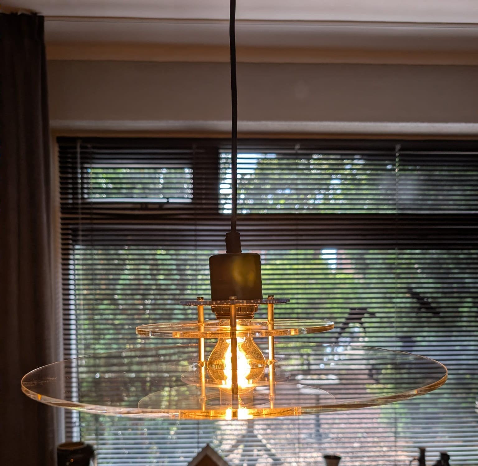 Deense design lamp, Ophalen of Verzenden