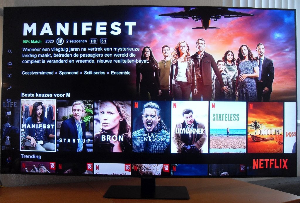 Samsung QLED Ultra HD 4K Premium Smart tv (65 inch), Ophalen, QLED, 120 Hz, Zo goed als nieuw