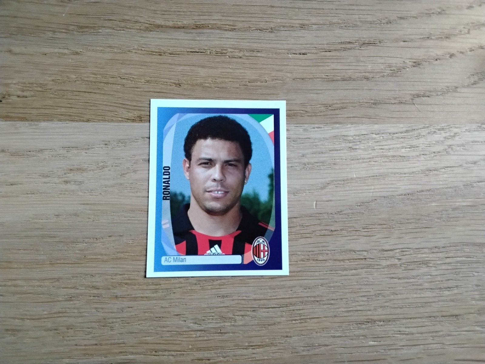 Ronaldo AC Milan Panini Sticker 2007-2008 Champions League, Ophalen of Verzenden, Zo goed als nieuw, Buitenlandse clubs, Poster, Plaatje of Sticker