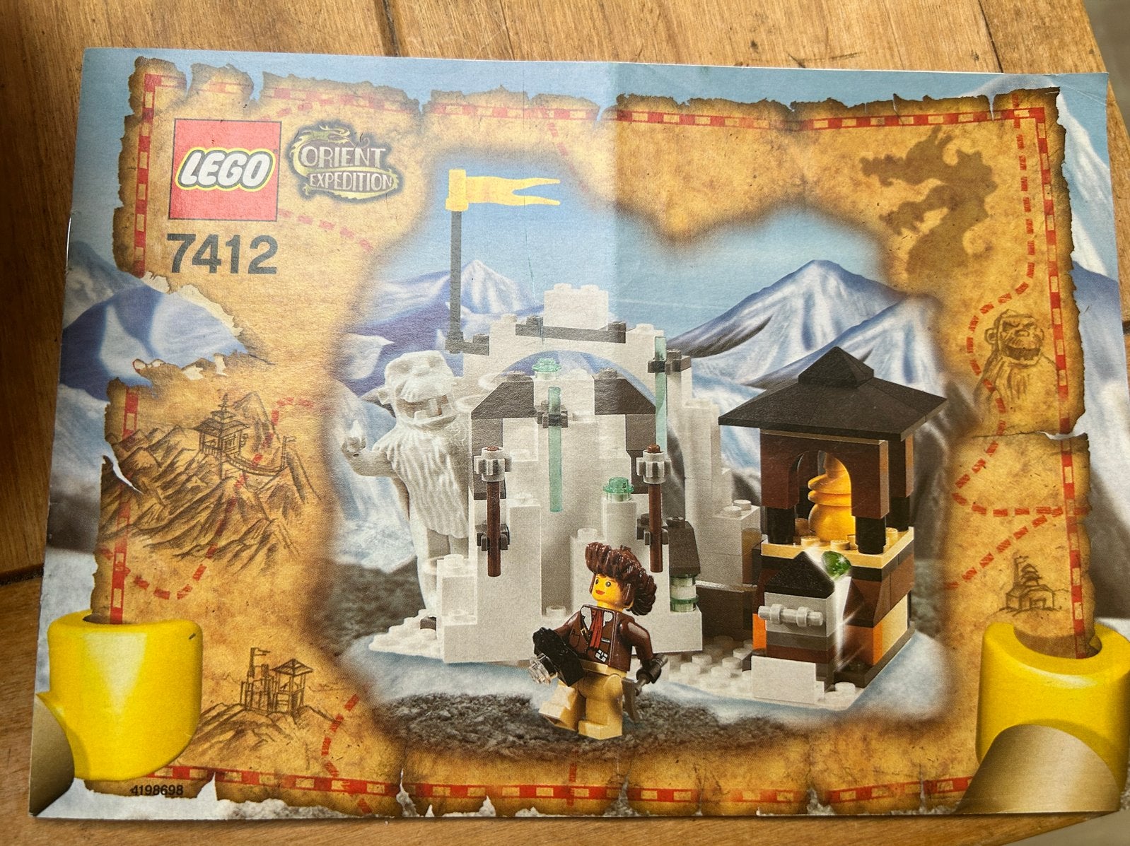 Lego Adventurers 7412 Yeti's Hideout - Compleet, Gebruikt, Overige thema's, Lego, Ophalen of Verzenden