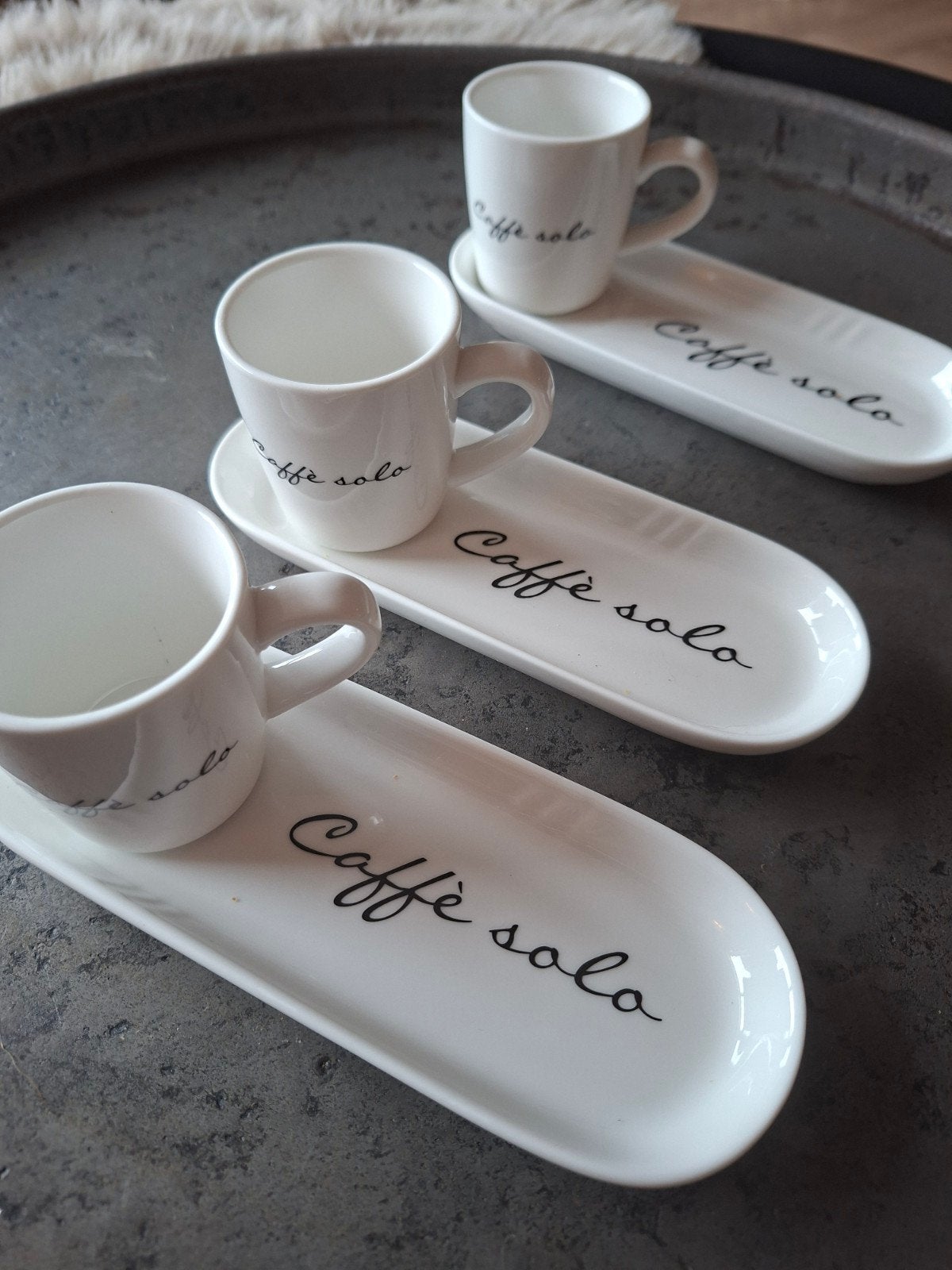 Riviera maison espresso kopjes, Ophalen, Overige stijlen, Kop(pen) en/of Schotel(s)